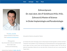 Tablet Screenshot of dr-schoefmann.de